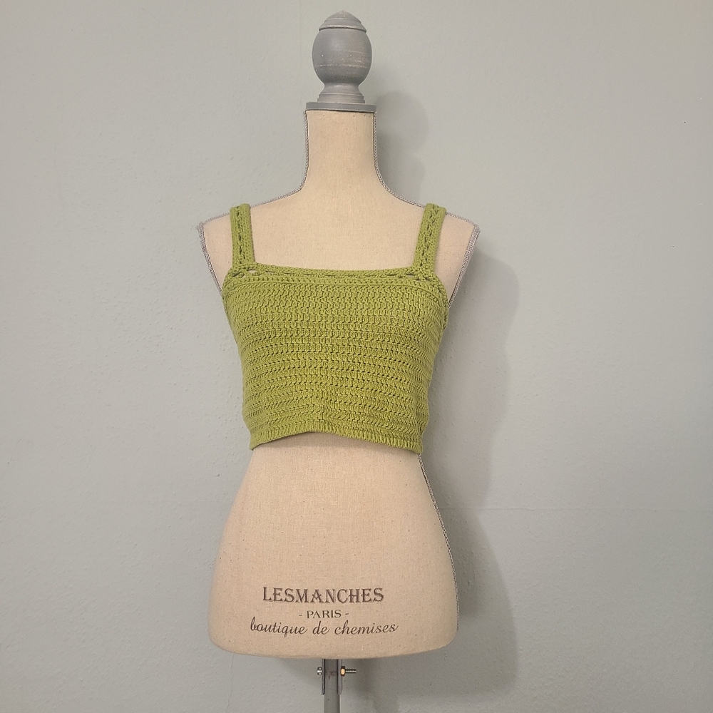 Reformation Max Open Knit Tank Top Size Small